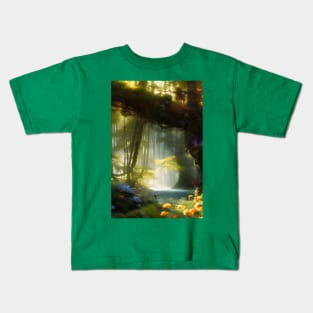 Whimsical Magic Fairytale Forest Kids T-Shirt